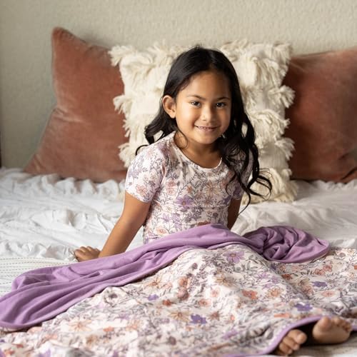 Image of Copper Pearl Jumbo 3-Layer Baby Blanket: Soft Baby Quilts for Boys and Girls | Breathable, Cozy, Toddler Blanket | Baby Quilt for Newborns | 46x46 Premium Polyester /Rayon | Flora