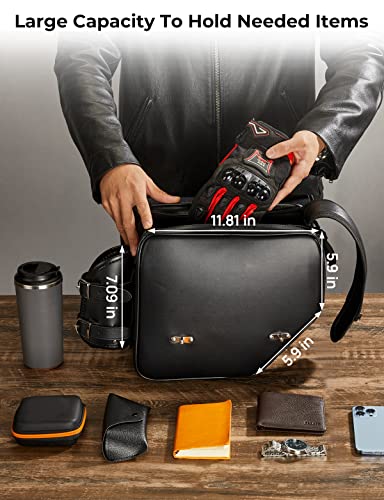 Kemimoto HDBAG04101 Motorcycle Saddle Bags Leather Motorcycle Saddlebags thumb #5