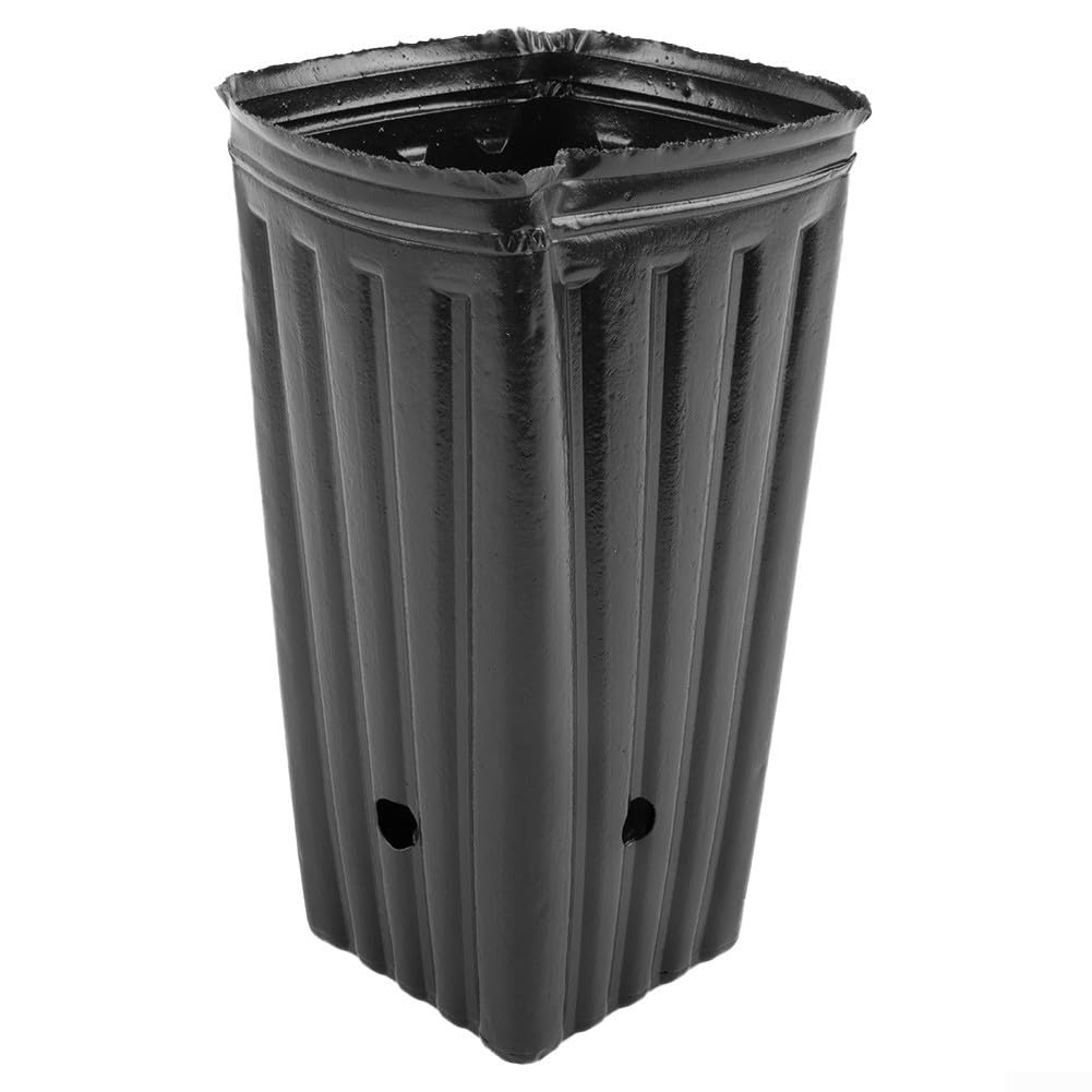 Pots profonds en plastique pour arbres avec drainage Lot de 20