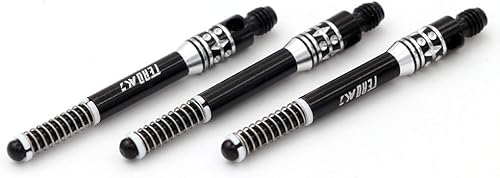 CUESOUL TERO AK7 Aluminum Dart Shafts SML Built-in Spring Telescopic for Steel Tip Darts and Soft Tip Darts,Set of 3 pcs CUESOUL TERO AK7 Aluminum Dart Shafts SML Built-in Spring Telescopic for Steel Tip Darts and Soft Tip Darts,Set of 3 pcs