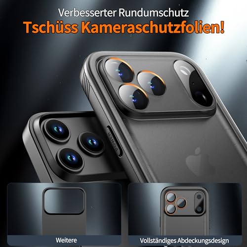 Cozycase TOP Militärschutz Wasserdichte 360 Hülle Für iPhone 17 18 Pro Max – Ansicht 5