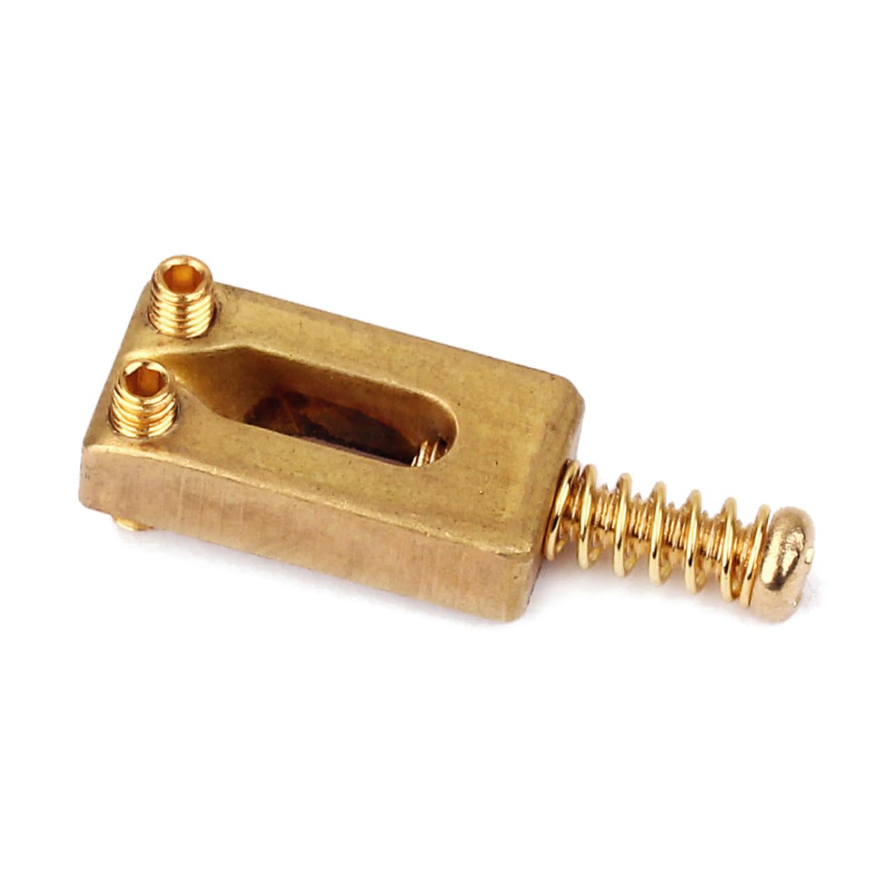 Toyvian 18pezzi Selle Per Ponte Ottone Compensate Con Chiave Per Chitarra Elettrica Intonazione e Maggiore Sustain