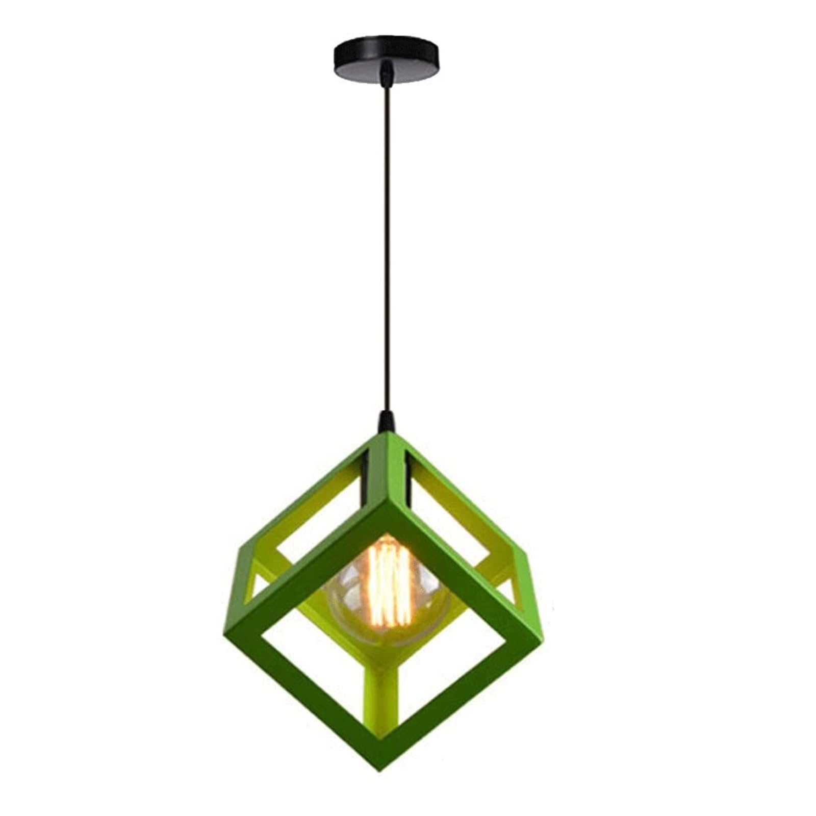 LYMSXAZOU Pendant Light Fixture - Metal Chandelier with E27 Base for Dining Room and Living Creative Drop Ceiling Design