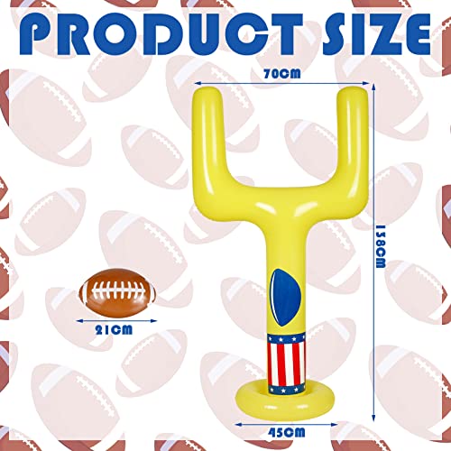 image for Zhanmai Inflatable Jumbo Football Set Inflatable Football Goal with Ba