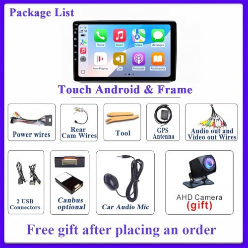 Android Auto Inalámbrico Fiat Viaggio Ottimo pantalla coche Bluetooth Mirror Link 4 Nuclear 7