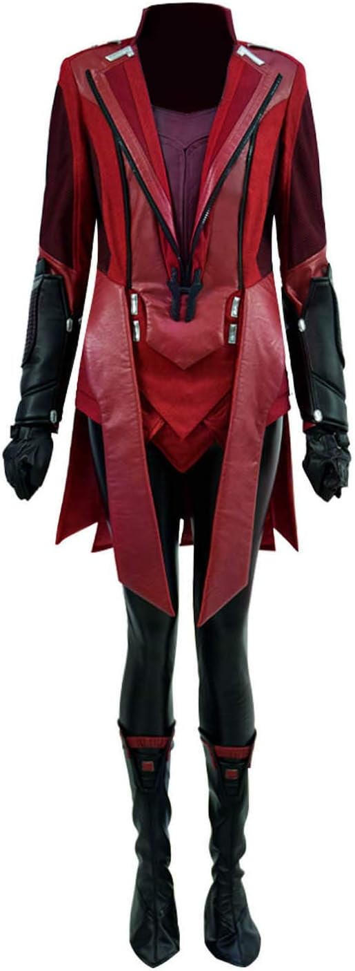 Hot Comic Movie Scarlet Wanda Costume Women Halloween High-Grade Costume
