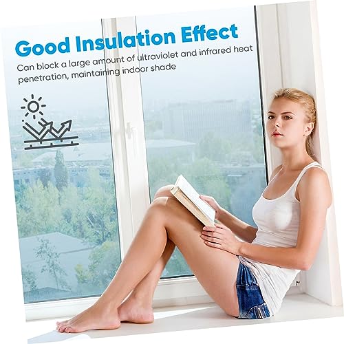 Vinilo protector ventana privacidad 50x200 cm plata miniatura 4