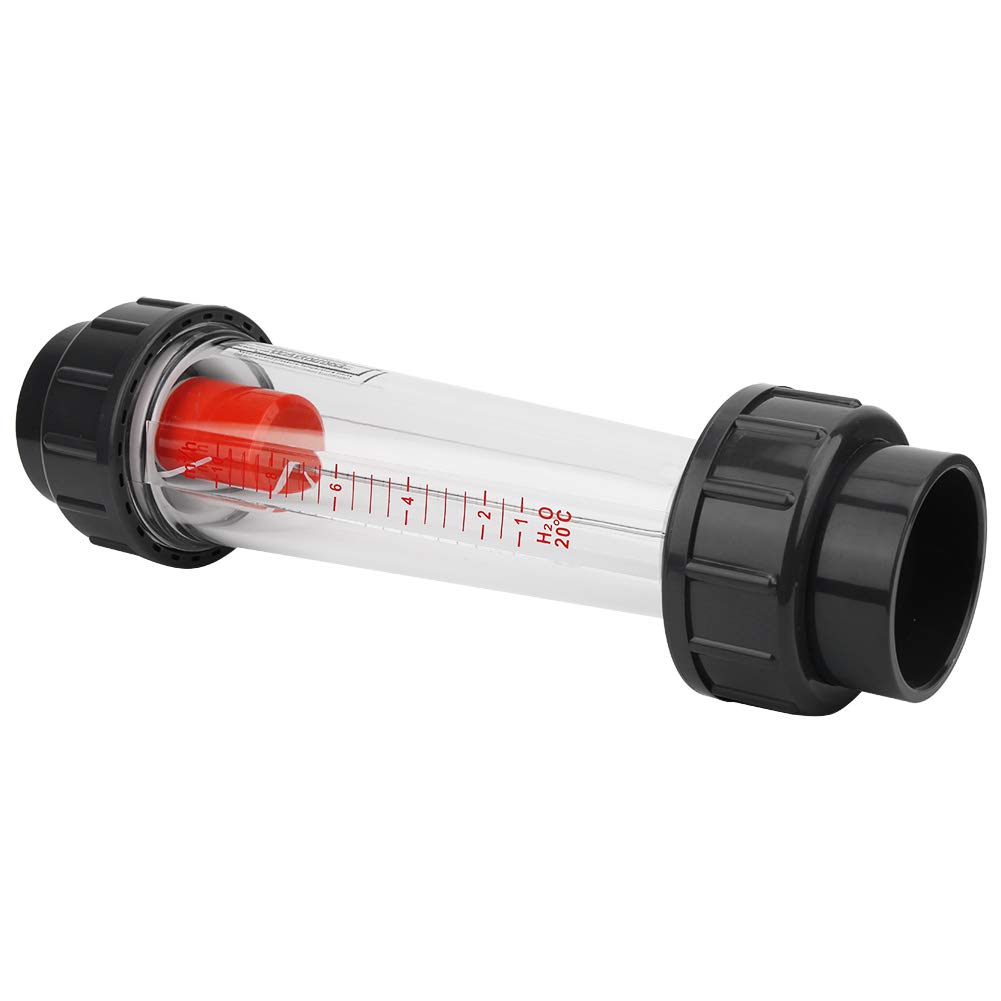 Flussimetro per liquidi, misuratore di Portata Wate 1-10m³/H Tipo di Tubo di plastica Flussimetro per liquidi LZS-50 (D)