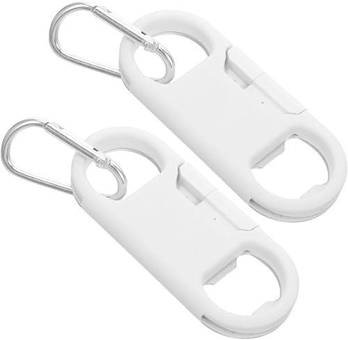 2 unids creativo llavero de datos cable abrebotellas llavero elegante blanco llavero para carga móvil caja blanca embalaje
