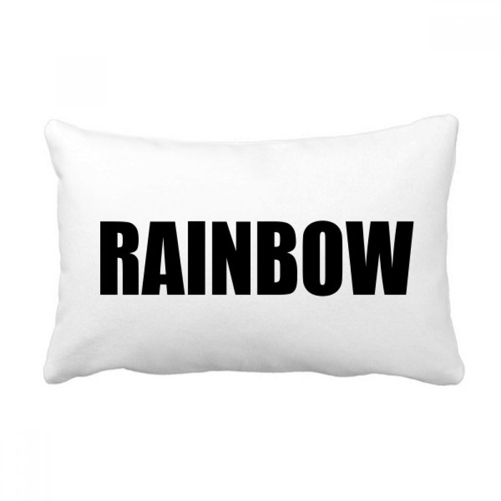 Coussin oreiller lombaire arc-en-ciel multicolore 40x60 cm pour canapé salon DIYthinker