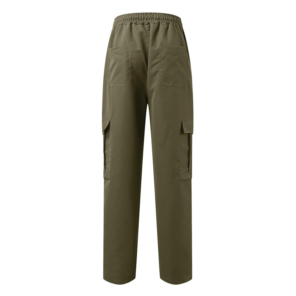 TODAYFUL★Drawstring Cargo Pants Amazon.com: Women's Mid Rise Drawstring Elastic Waist Multi