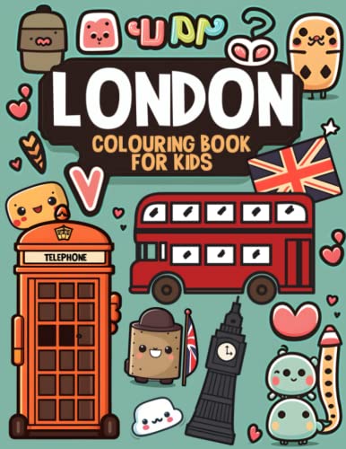 London Colouring Book For Kids: Funny To Explore London Landmarks & Places Travel Colouring Books For Kids image 2