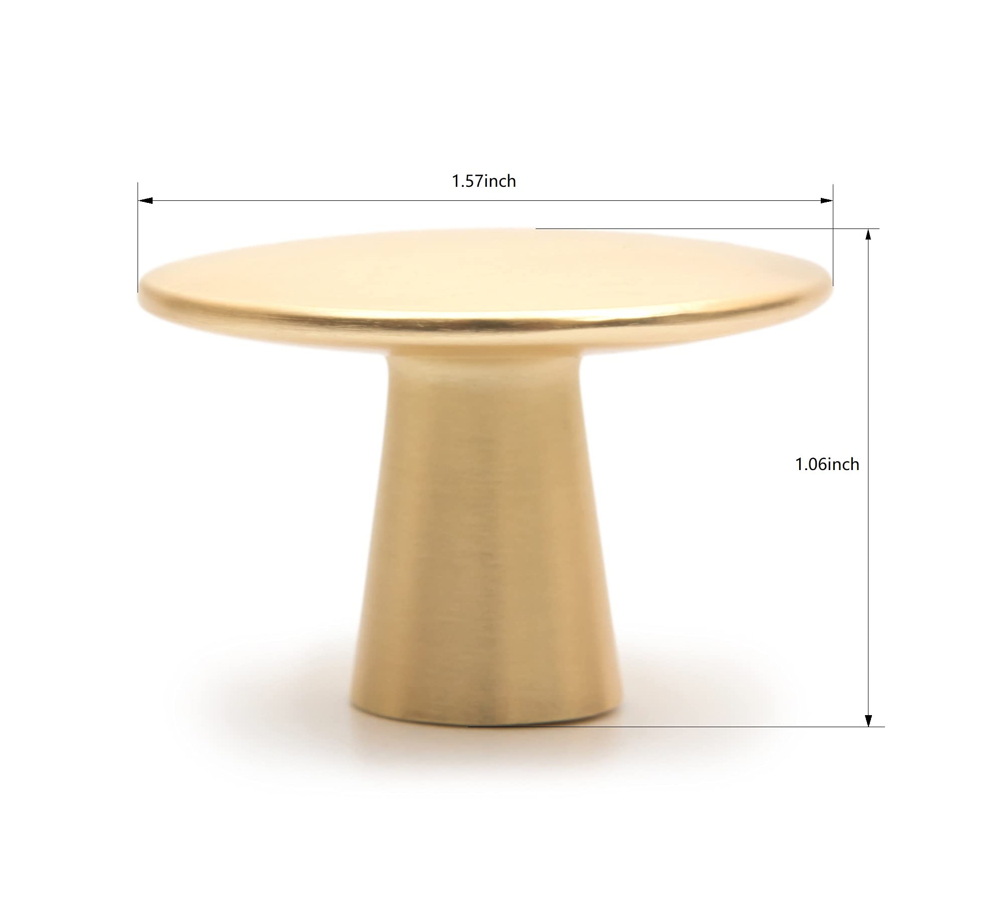 KHTUMEWARE-88292BB Brushed Brass Cabinet Pulls CTC 40 mm 10-Pack in Brushed Brass — KHTUMEWARE