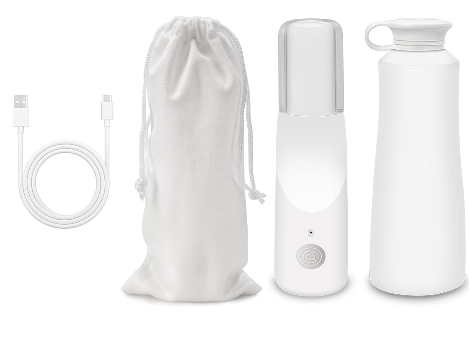 Bidet portatile da viaggio per donne/uomini, con 3 opzioni di pressione, USB C, spruzzatore elettrico ad alta pressione bidet per igiene personale, pulizia lenitiva post-partum/cura delle emorroidi