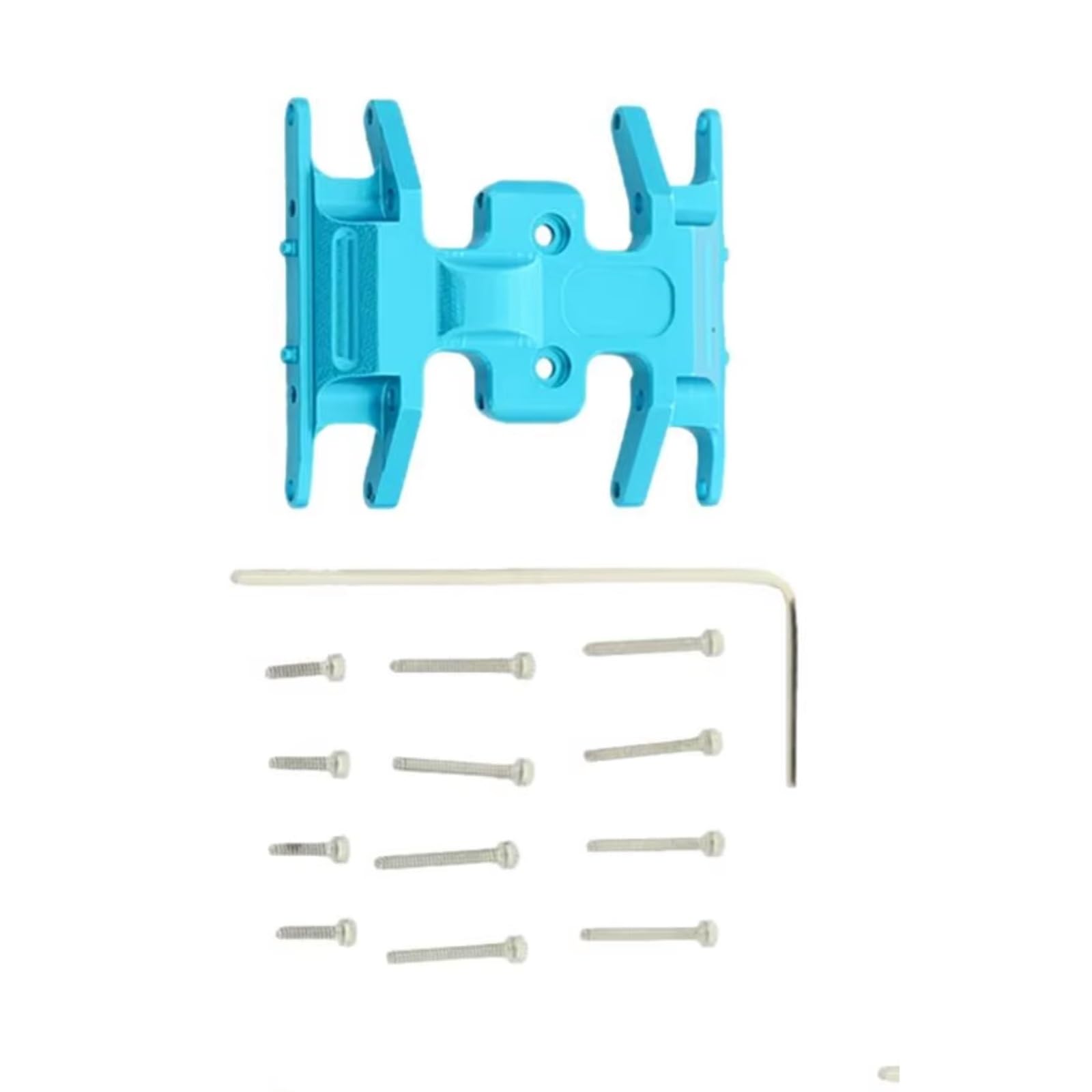 para Axial para SCX24 90081 para Buggy Metal Chasis Medio Montaje Placa Base Soporte Orugas Coche Camiones Reemplazo Piezas Repuesto Modificado