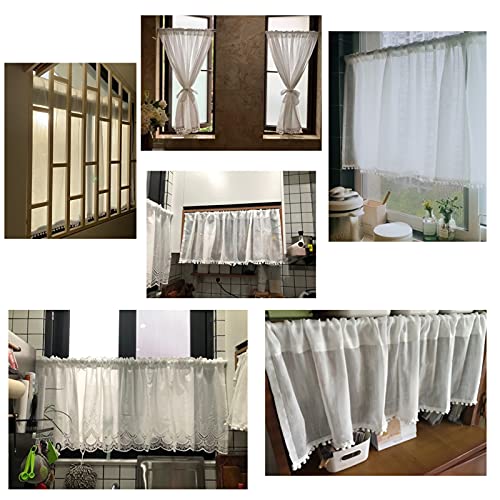 Rideau de fenêtre de style campagnard LUNEZY finitions soignées - 8