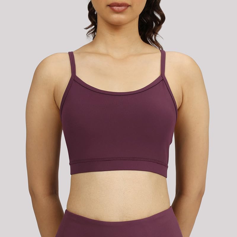 Image of BlissClub Ultimate Strappy Sports Bra | Removable Cups | Strappy Racerback Design | Elasticated Hem | CloudSoft TM Fabric