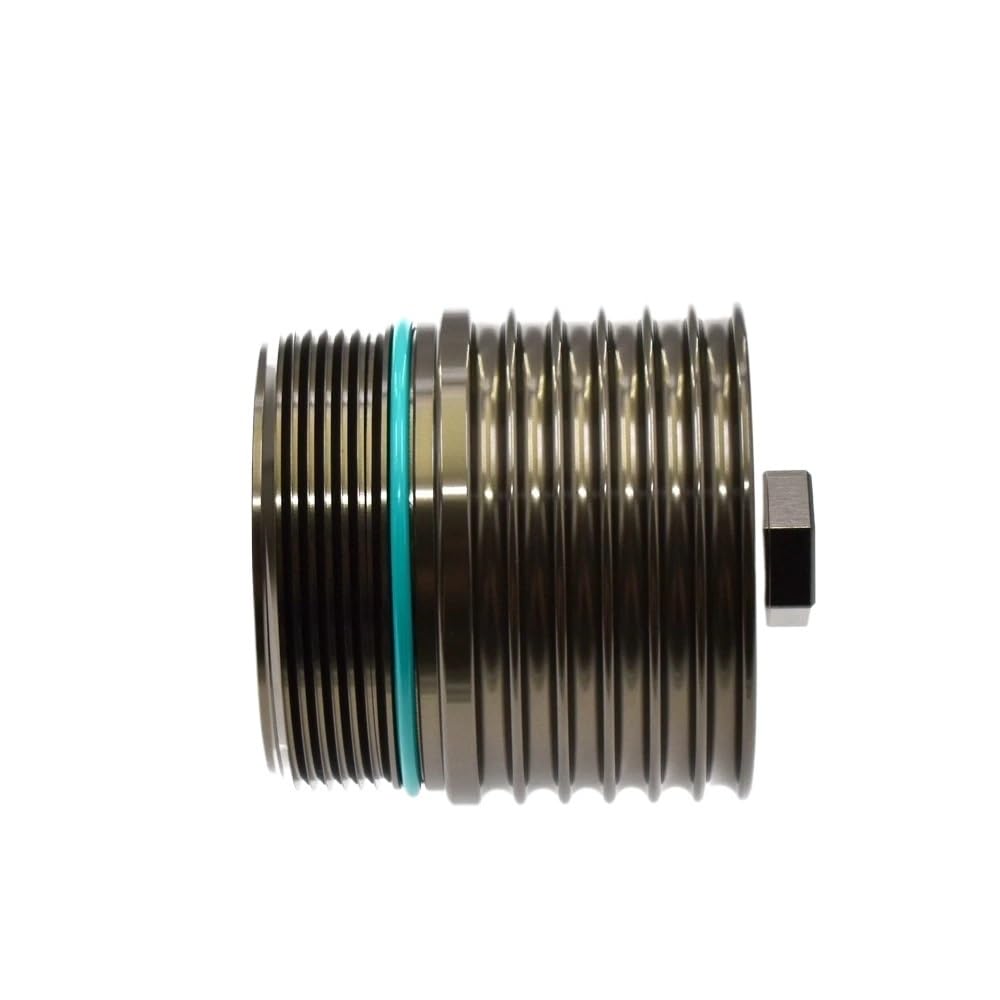 Parte di modifica speciale for auto motore Coperchio del filtro dell'olio Alloggiamento del filtro in lega di alluminio(Black)