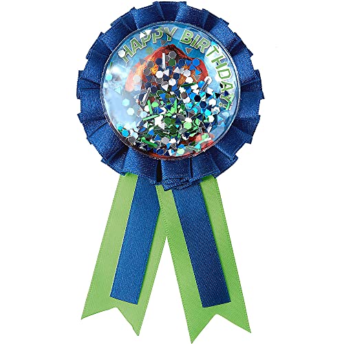 Ruban de fête Jurassic World bleu et vert pour décorer rapidement sans effort