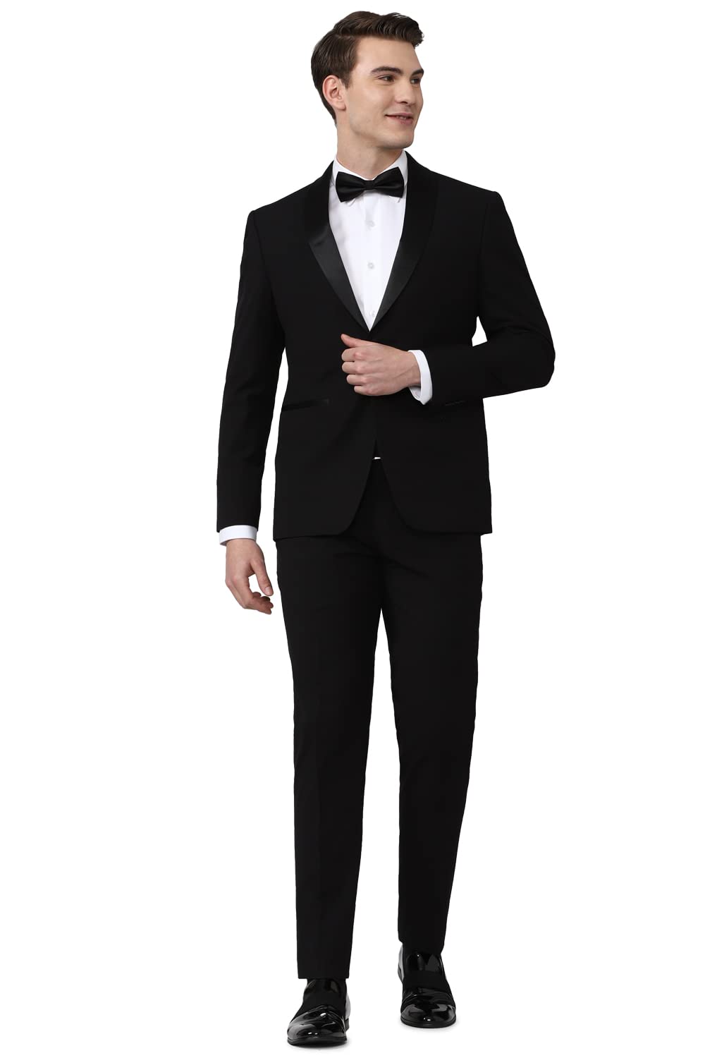 peter england Men's Polyester Blend Two Piece Suit-Dress Set-picture-46