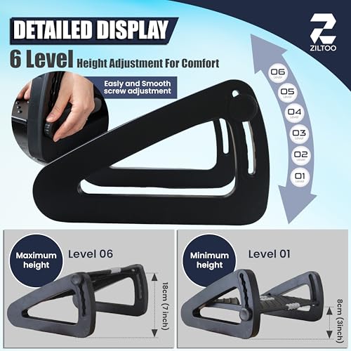 ZILTOO Adjustable Foot Rest for Office Chair - Ergonomic Foot Rest Under Table, Versatile Footrest for Office Desk, and Comfortable Leg Rest for Office Chair - Image 6