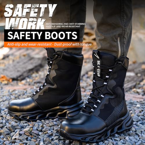 Men's Military Tactical boots Waterproof and dust proof work boots Desert boots Lightweight outdoor hiking boots Motorcycle shoes2
