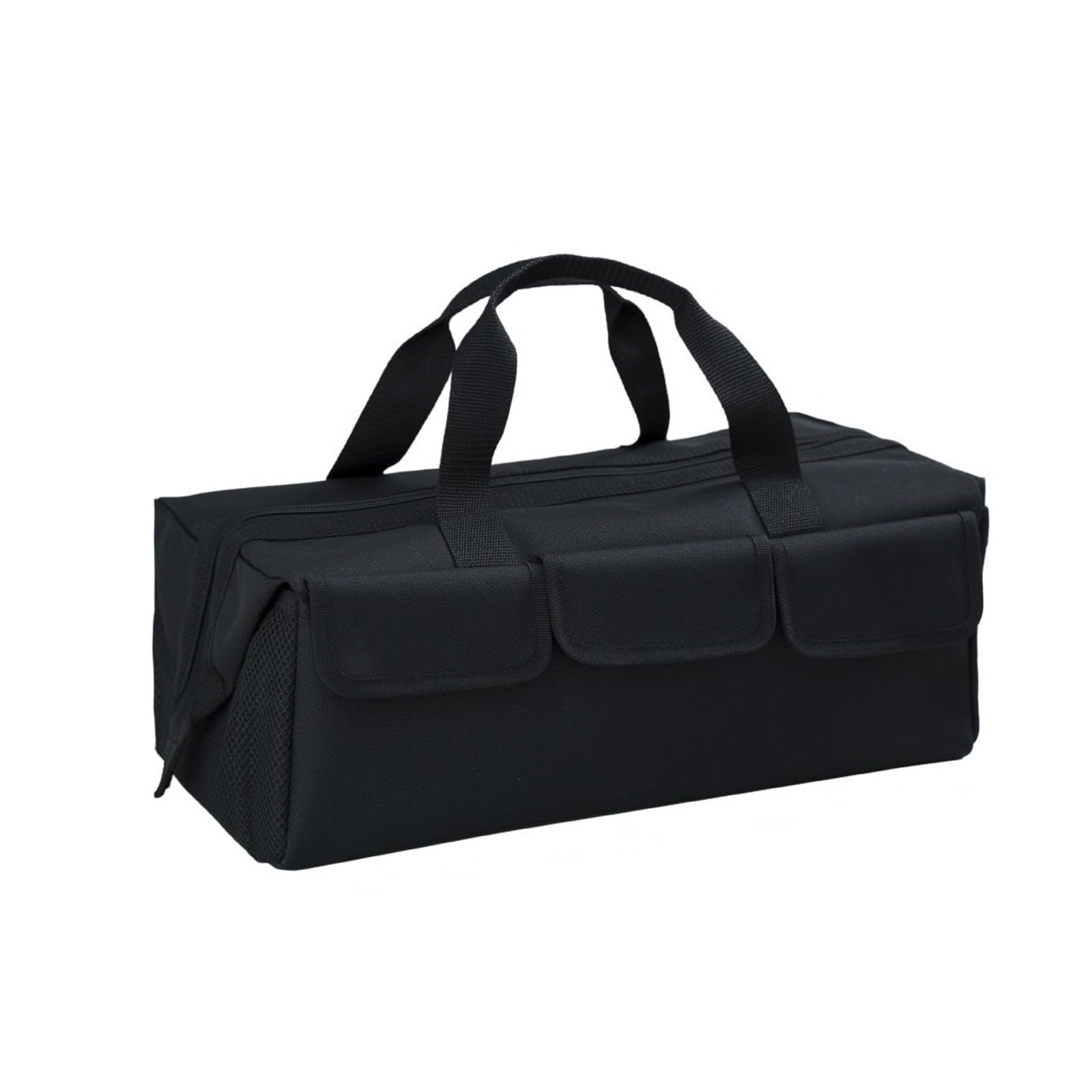 Msioytog Black Professional Tool Carrying Case With Secure Zipper And Comfortable Grip For Enthusiasts Multipurpose Tool Carrying Case