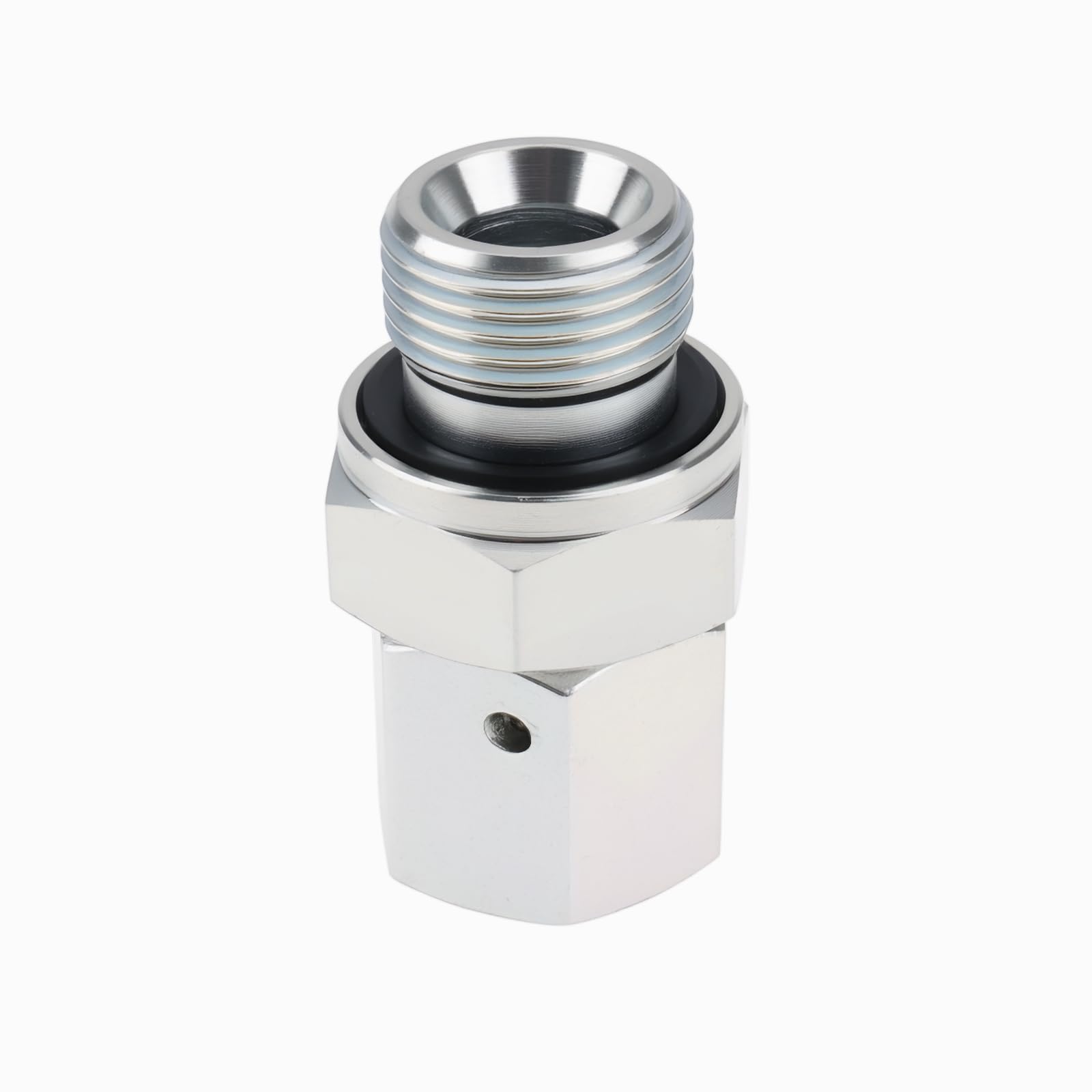 ECSiNG 3/8 BSPP to DIN L10 M16x1.5 Hydraulic Fitting 9019-06-L10-16 Compatible with AGT Typhoon Mini Excavator