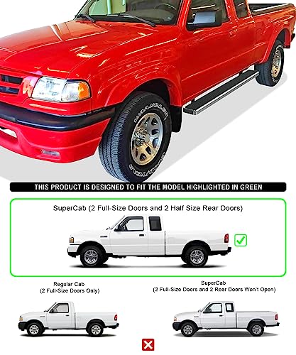 Estribos Laterales para Ford Ranger y Mazda B-Series miniatura 2