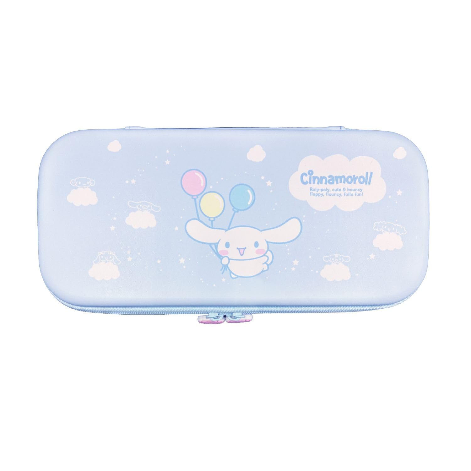 アローン(Allone) ゲーム用EVAカラーケースサンリオキャラクターズ2 シナモロール 14.5×4×30cm Switch2対応 持ち運びに便利 傷や汚れから保護 ダブルファスナー 内側ポケット付 軽量 サンリオ かわいい 推しキャラ ALG-NS2EPCN