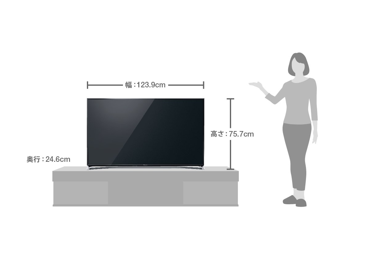 Amazon | パナソニック 55V型 液晶テレビ ビエラ TH-55CX800N 4K 2015 