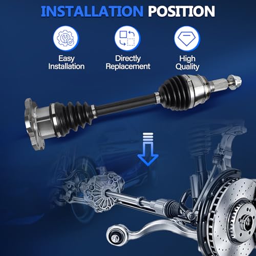 Image of Maxfavor CV Axle Front Fit for 2007 2008 09-2020 Chevy Silverado 1500 Tahoe