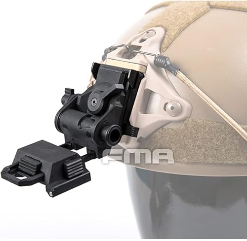 Miniatura 8 de Hanlong Gafas tácticas de caza ficticia de visión nocturna GPNVG 18 y montaje de plástico L4G24 NVG para Airsoft (negro), talla única