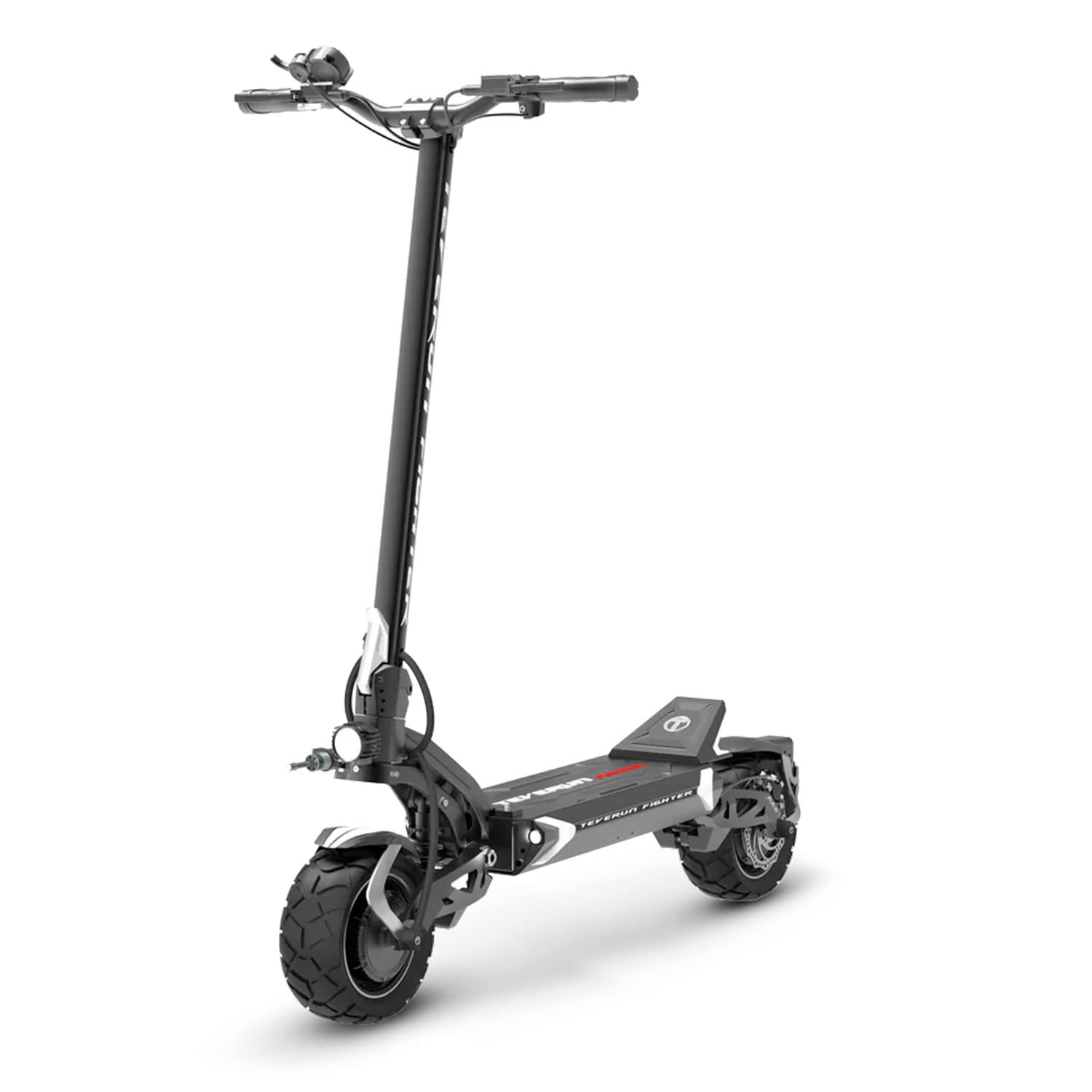 Teverun Trottinette Electrique Fighter 11, 2 Moteurs 2500W, Autonomie jusqu'à 80km, 25 KM/H, Écran LED 5x5, Une Trottinette Robuste et puissante, Noire