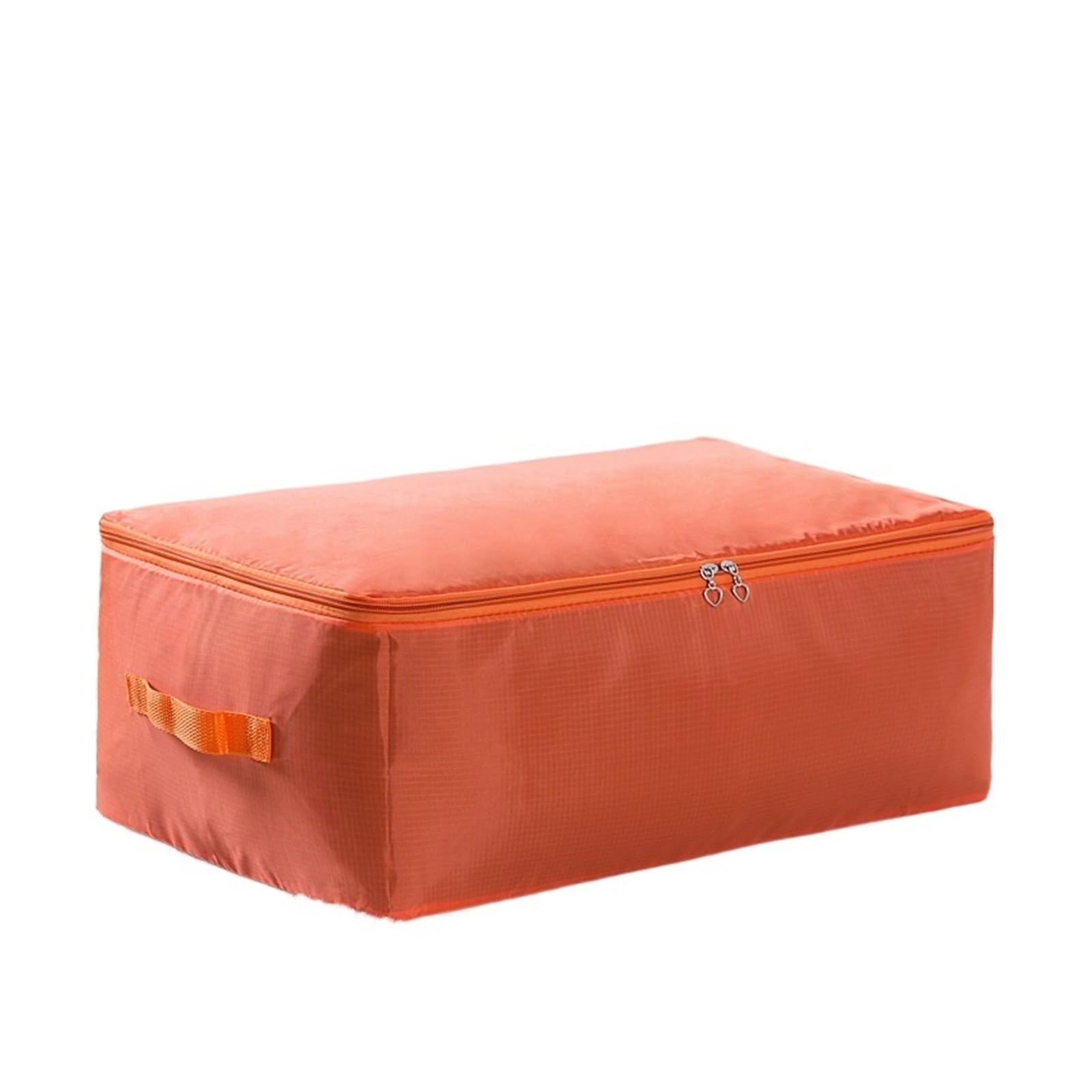 RRYPBOVG Foldable Blanket Storage Bags 3PCS Large Capacity Wardrobe Moisture Proof Organizer Bags Foldable Clothes Quilt Storage Bags Multifunctional Sundries Storage Bag(Orange,S 55x35x20cm)