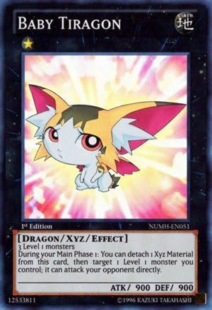 YU-GI-OH! - Baby Tiragon (NUMH-EN051) - Cazadores de Números - Edición ilimitada - Super Raro