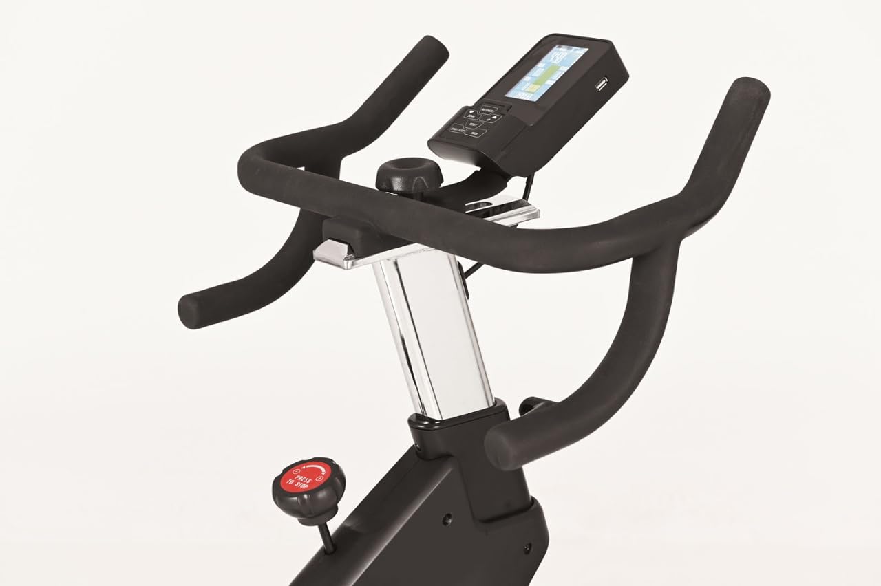 TOORX SRX EVOLVE, sistema di frenaggio magnetico con regolazione elettronica dello sforzosu 24 livelli. APP READY.