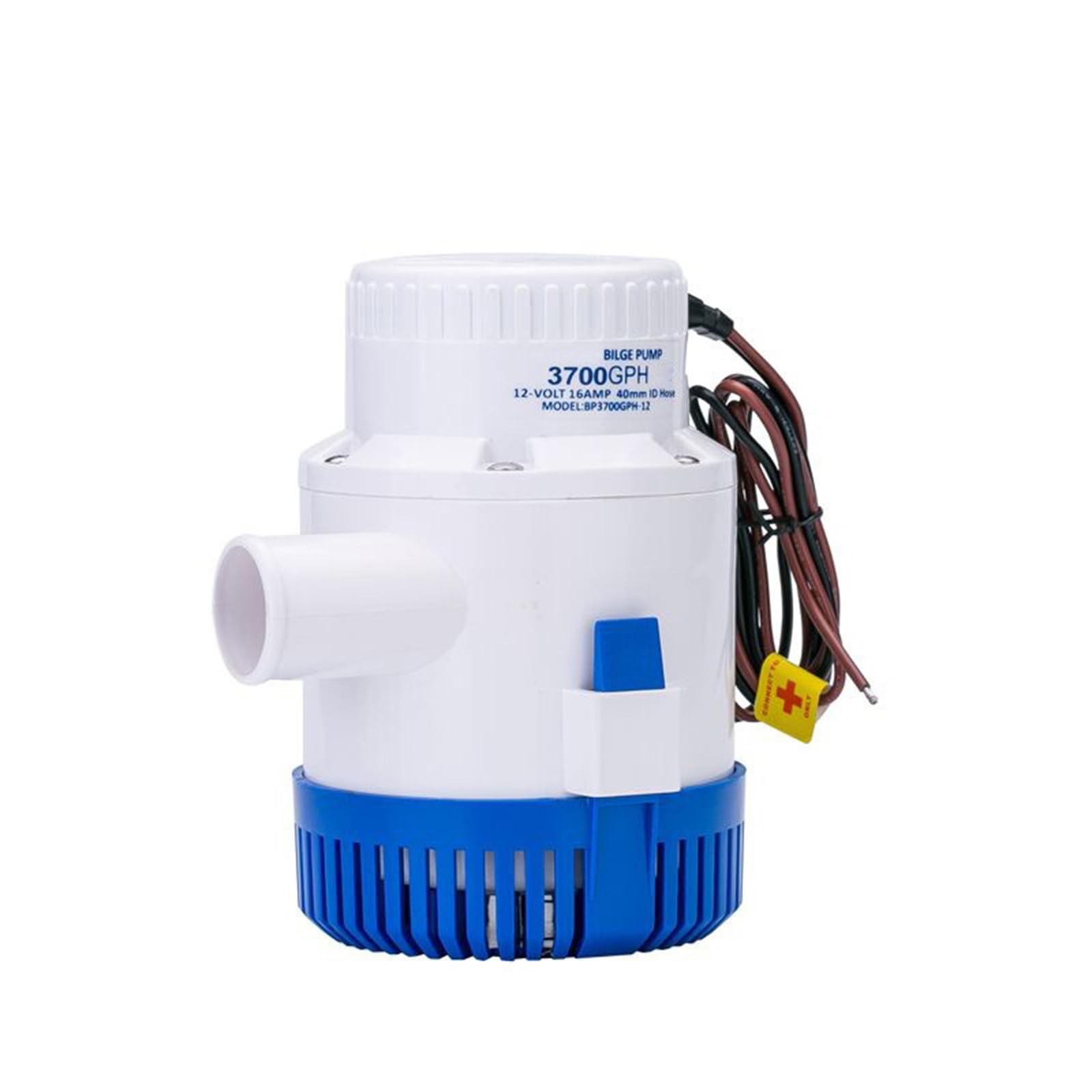 Hsioluted 24V Efficiency Bilge Pumps 3700Gph None Automatic Water Pumps For Marine Vessel Drainage Quiet Operations Stainless Steel Marine Water