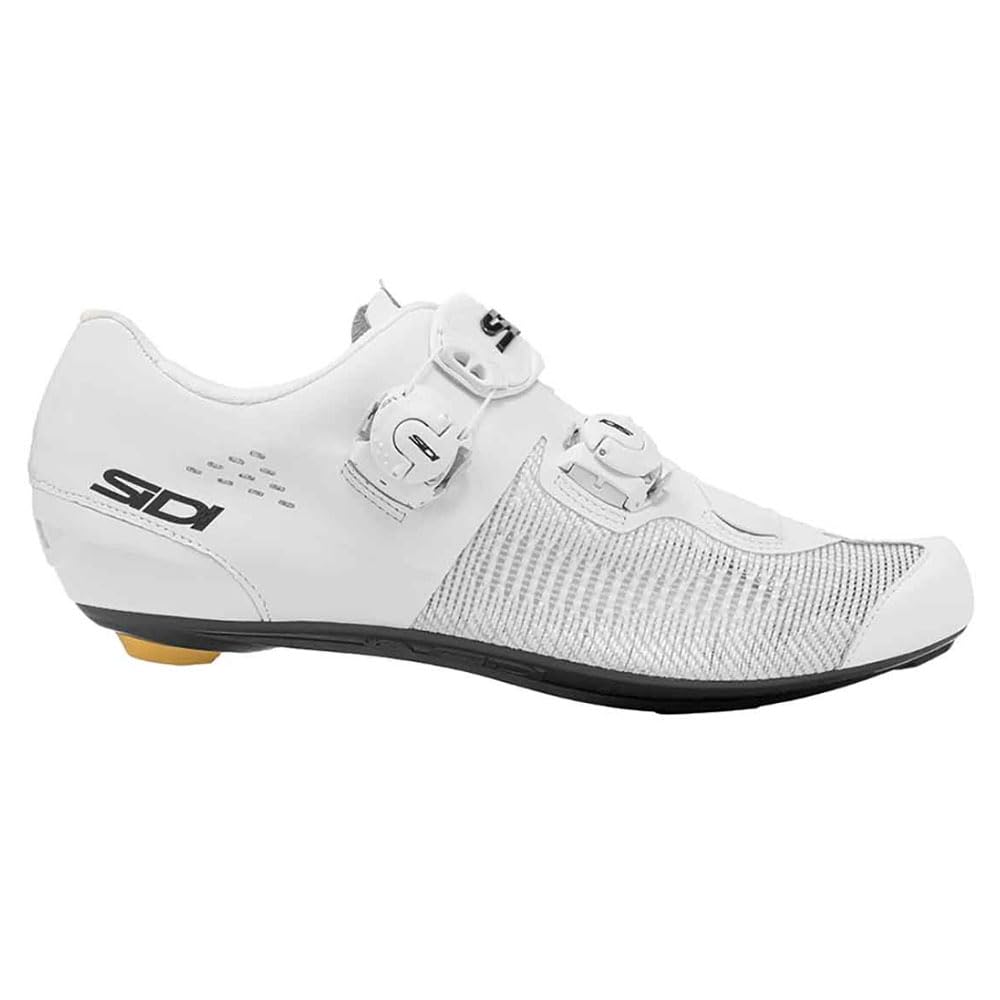 Sidi Genius 10 Knit Road Bike Shoes WHITE 45