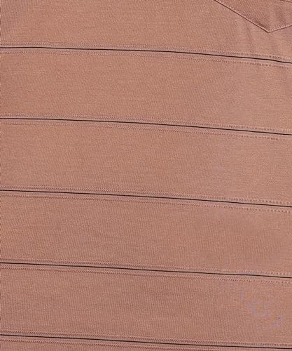 Image of INKKR Half Plus Size Men's Regular Fit Striped Tshirt