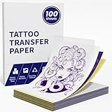 TATTMUSE Tattoo Transfer Paper, 100pcs A4 Size 8.26