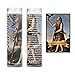 Saint Onuphriu San Onofre Patron Saint of Homeless weavers and jurists Blessed Prayer Card Candles (2 Candles -Prayer Card English)