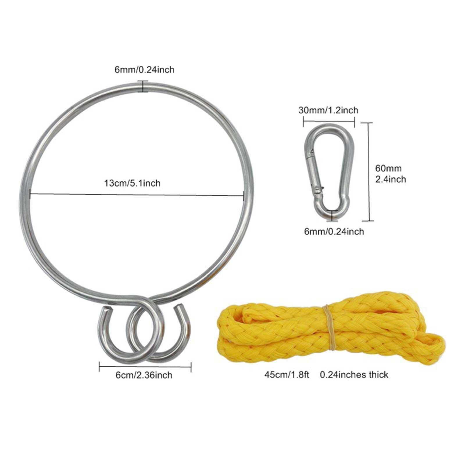 Gaffes Et Crochets De Mouillage, Equipement De Mouillage, 13 Cm Anneaux De Levage D'ancre avec 45 Cm Corde Utilisation Facile à La Plupart des Navires Et Yachts