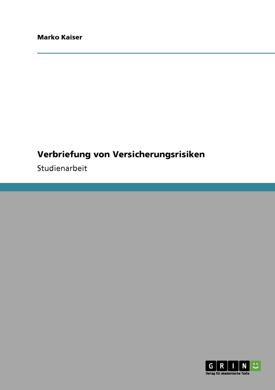Verbriefung von Versicherungsrisiken