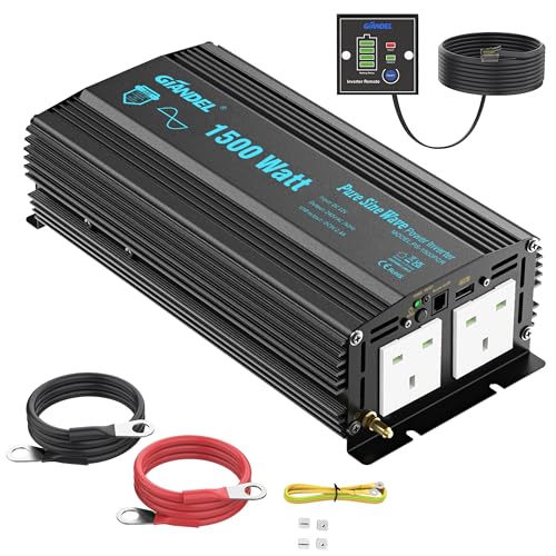 Pure Sine Wave Power Inverter 1500W with Remote Controller