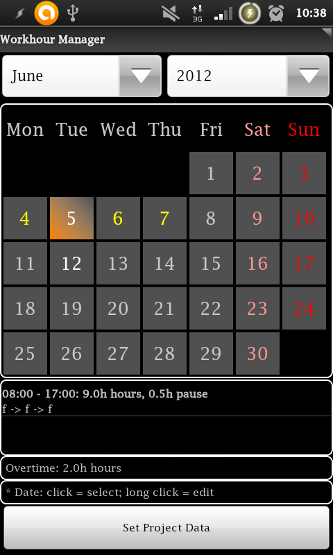 Time Record - Workhour Manager - App on Amazon Appstore
