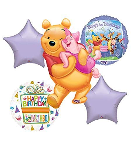 Mayflower Winnie The Pooh Baby's First Birthday Party Balloon Bouquet Decorations - //coolthings.us