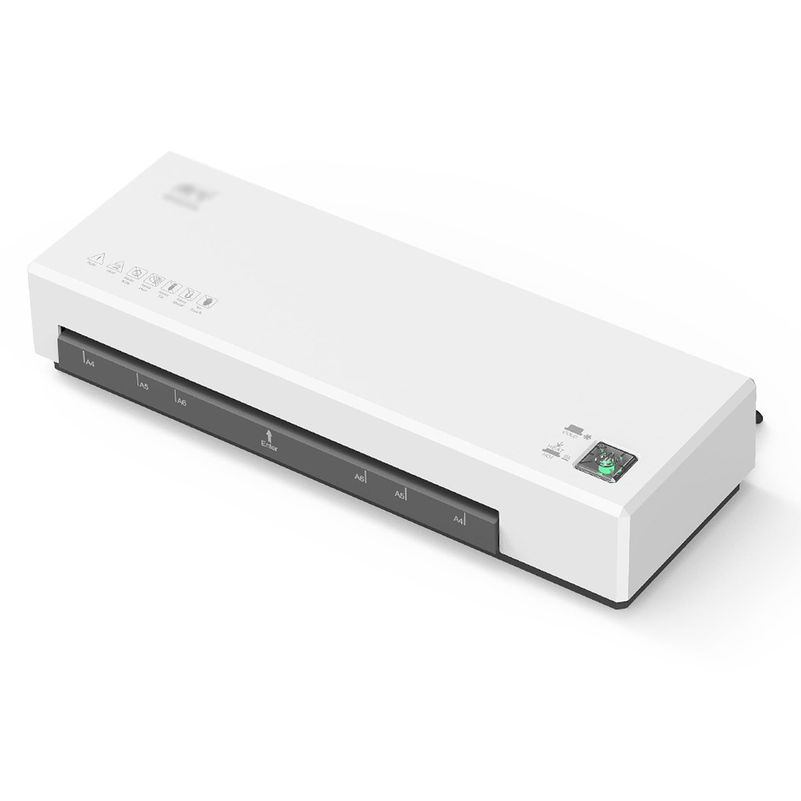 Plastificadora A4,Precalentamiento en 2 minutos,Modo combinado caliente/frío con ajuste de salida ABS,Se adapta a bolsillos de 80-125 mic,Adecuada para la oficina,el hogar