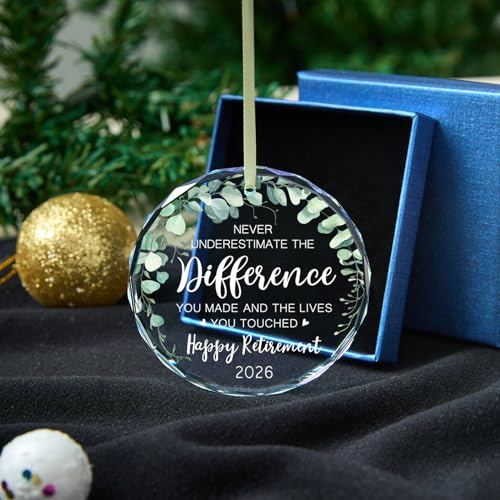 Image of Retirement Gifts for Men,Women 2026, First Christmas Retired Ornament 2026