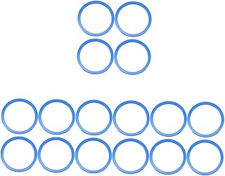 Wakauto 16 Peças Anel Decorativo De Carro Acessórios De Saída De Ar Do Carro Para Carro Ar Condicionado Tampa De Ventilação Tampa Ac Do Carro Tampa De Ventilação De Ar Do Carro Vermelho